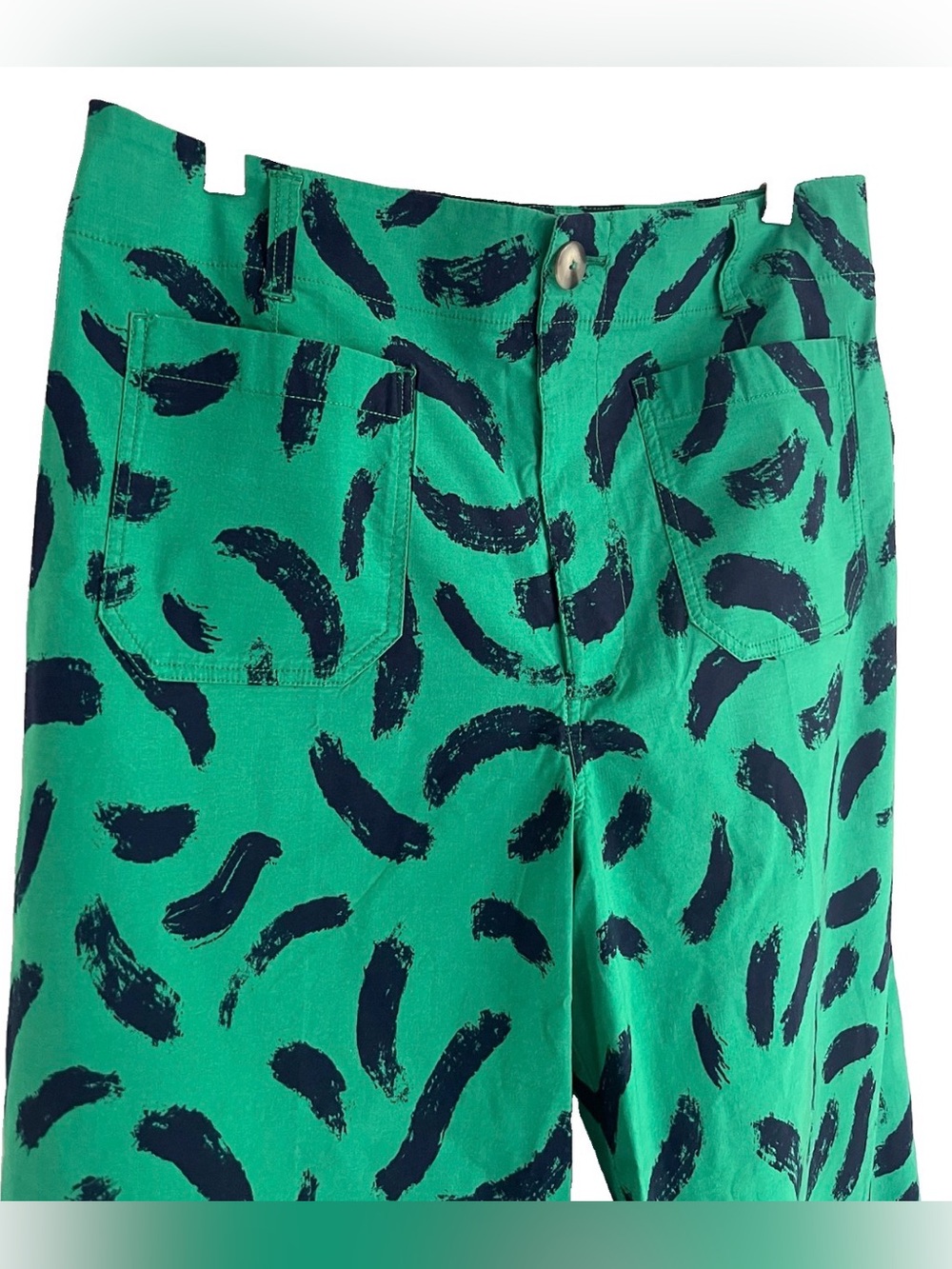 Maeve Anthropologie The Colette Pants Magic Fabric Ed Women 32 Crop Wide Leg 14 - Picture 12 of 15